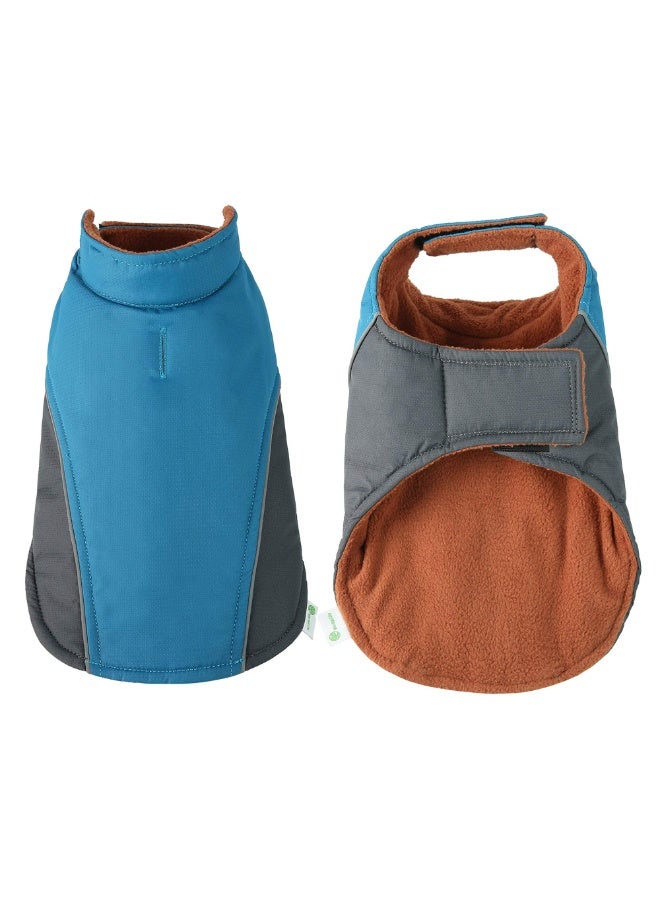 Pet Jacket for Small Breeds, Blue and Grey, XXS Size, up to 1.5kg - Image 2